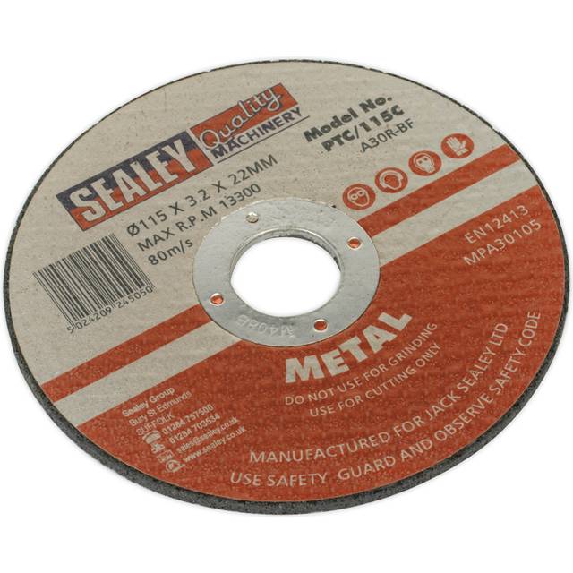 Sealey PTC/115C Cutting Disc Ø115 x 3mm 22mm Bore