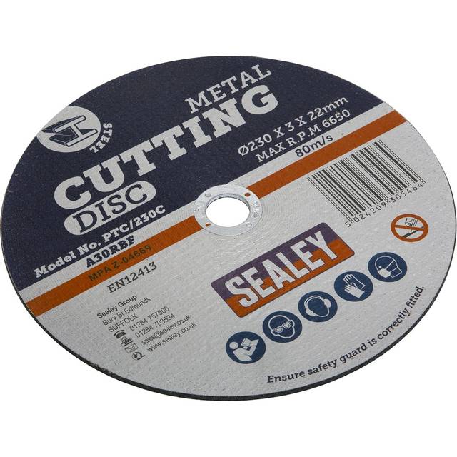 Sealey PTC/230C Cutting Disc Ø230 x 3mm 22mm Bore
