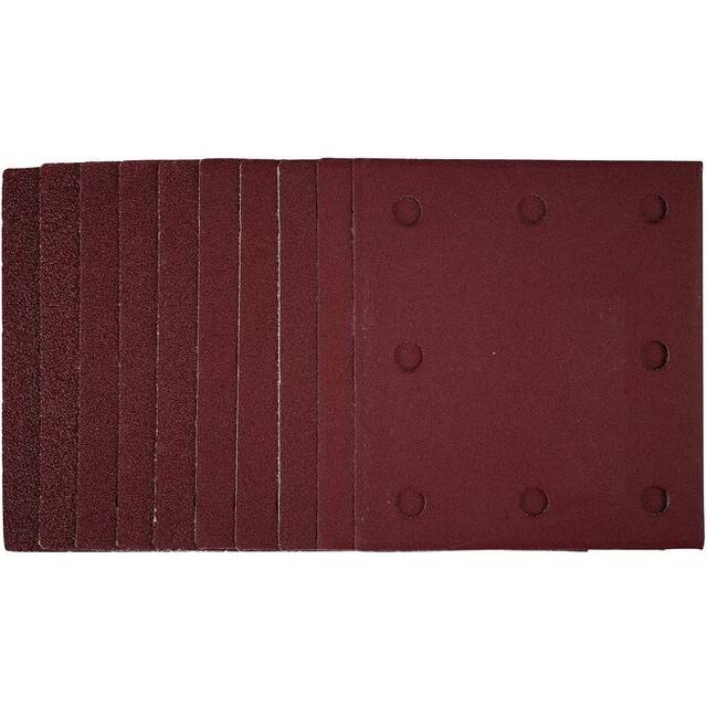 Draper 54347 1/4 Sanding Sheets-Hook & Loop, 115 x 105mm, Assorted...