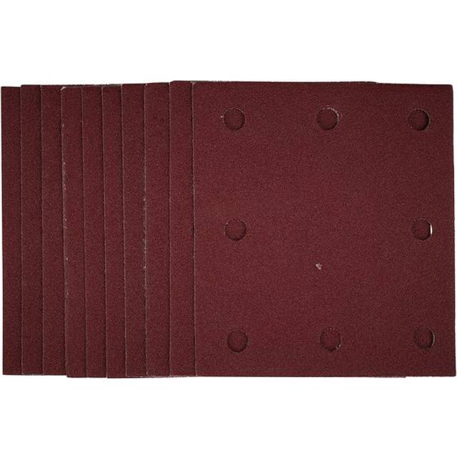 Draper 52391 1/4 Sanding Sheets with Hook and Loop, 115 x 105mm, 1...