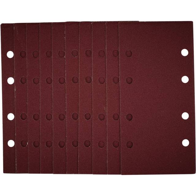 Draper 54869 1/3 Sanding Sheets with Hook and Loop, 93 x 190mm, 12...