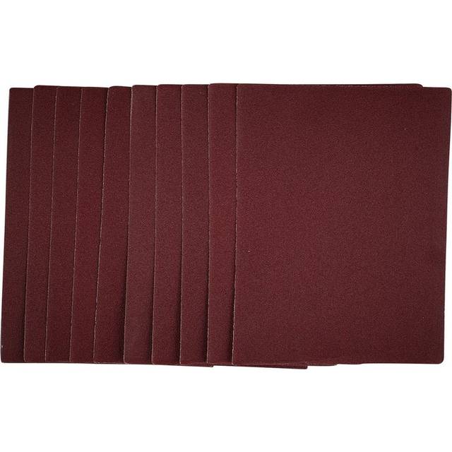 Draper 54733 1/4 Sanding Sheets, 115 x 150mm, 120 Grit (Pack of 10)