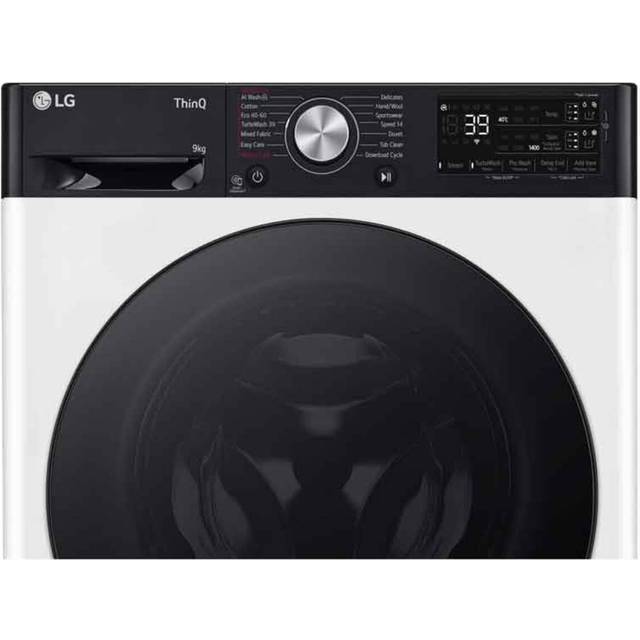 LG F4Y709WBTA1 9kg Autodose Steam Washing Machine - WHITE