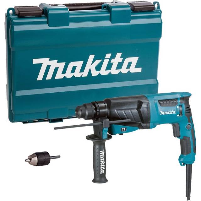 110v sds + 3 Mode Rotary Hammer Drill HR2630 Heavy Duty + Chuck + Adaptor - Makita
