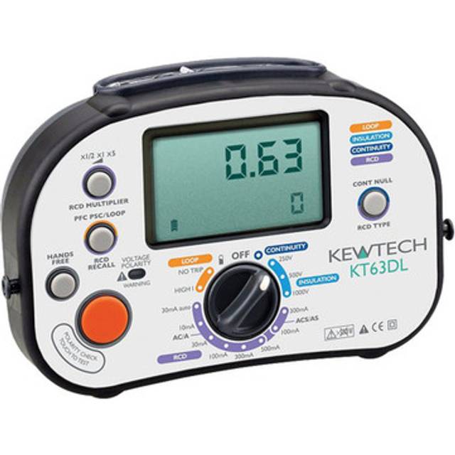 Kewtech KT63DL Digital Multi-function 5-in-1 Tester