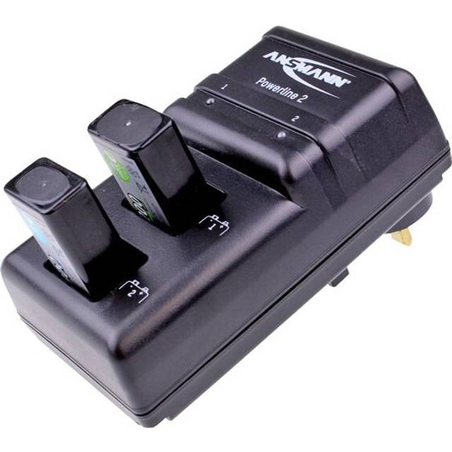 Ansmann Powerline 2 9V PP3 NiMH Plug in Battery Charger