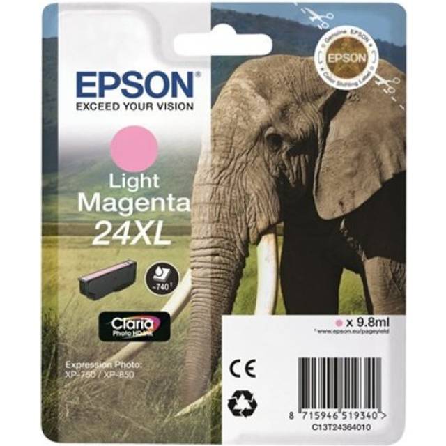 Epson 24XL Ink cartridge - 1-pack Light magenta