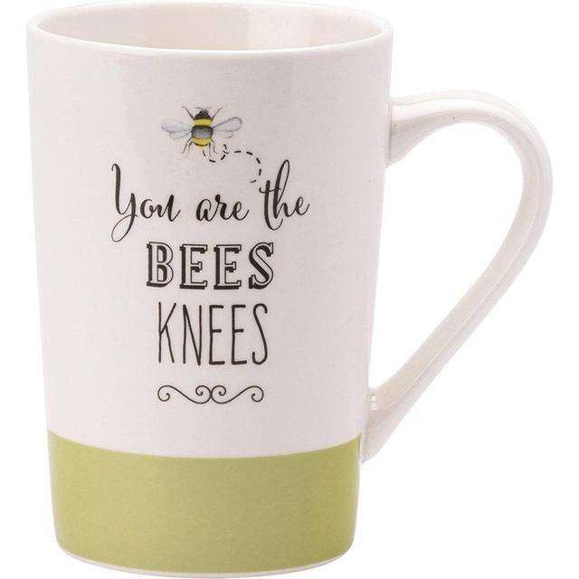 Latte Mug Fine China Bees Knees Green English Tableware Co.