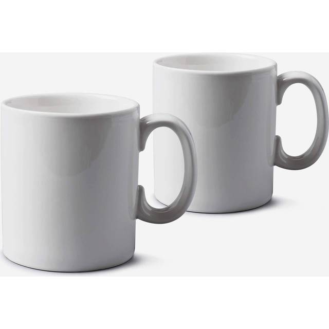 Porcelain Original Mug 1 Pint Set of 2 - White - One Size