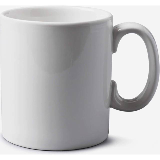 WM Bartleet & Sons Large Coffee Mug, Big 1 Pint Mug Perfect for Tea, Soup and Coffee, 100% Porcelain - White