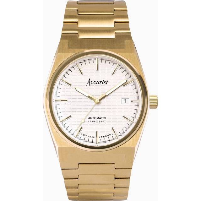 Accurist Ladies Everyday Solar Two Tone Stainless Steel Bracelet 30mm Watch - Blue