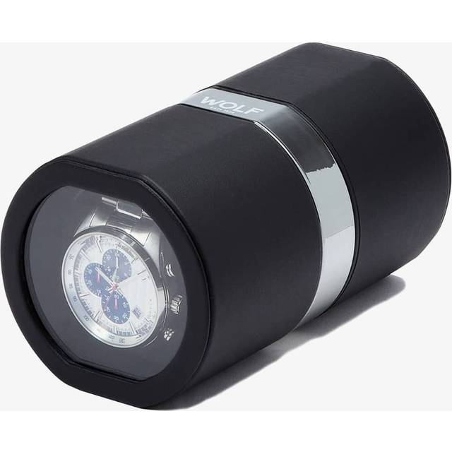 Wolf Vegan Leather The Rocket Watch Winder - Black - One size