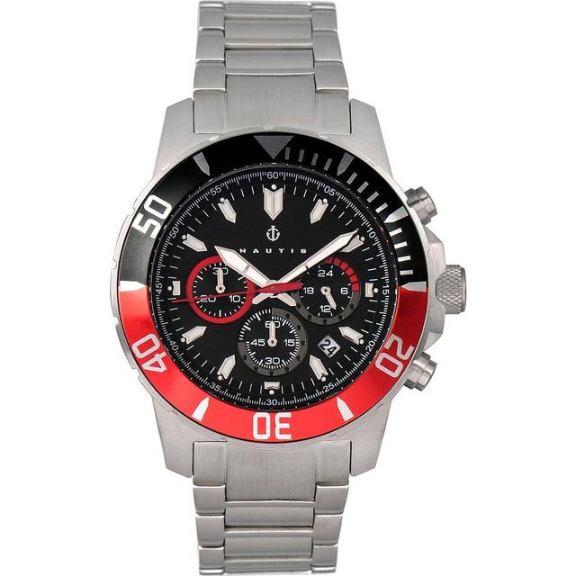 Dive Chrono 500 Chronograph Bracelet Watch - Red - One Size