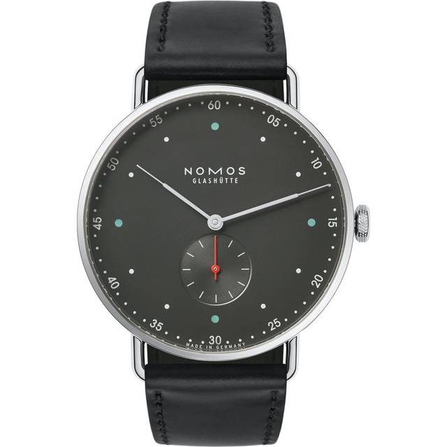 Nomos Glashutte Watch Metro 38 Sapphire Crystal - Black