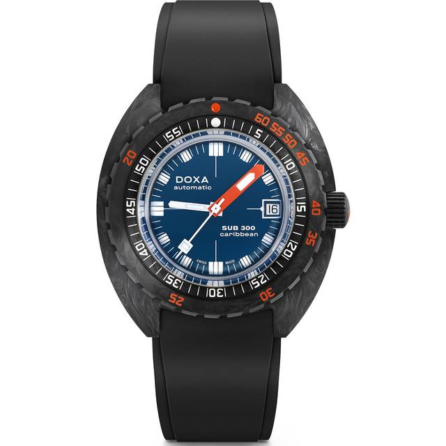 Doxa SUB 300 Carbon COSC Caribbean Rubber