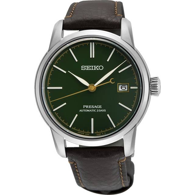 Presage Craftsmanship Series With Unique Urushi Lacquer Green 40.5mm Mens Strap Watch