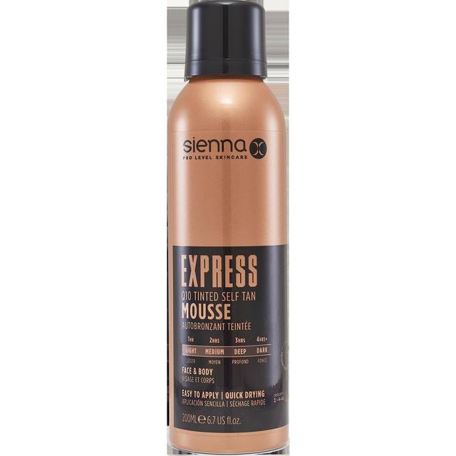 Sienna X Express Q10 Tinted Self Tan Mousse 200ml