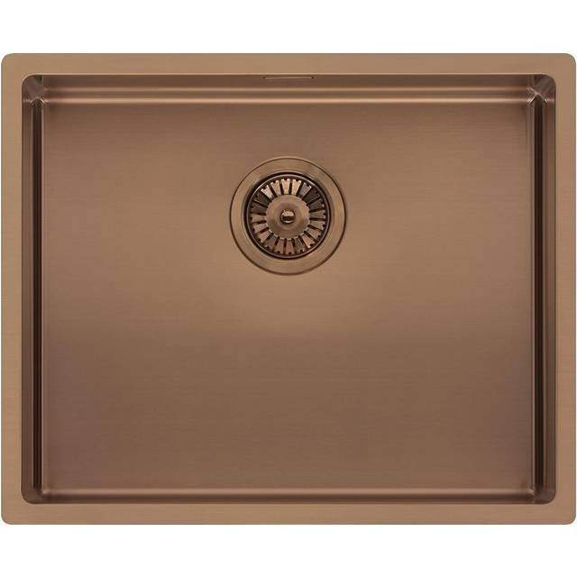 Reginox Miami 50x40cm Copper Single Bowl Stainless Steel Undermount Kitchen Sink