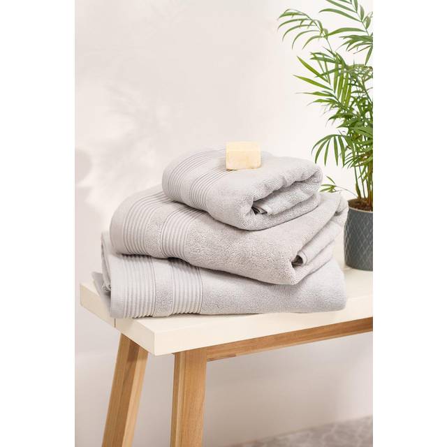 Martex Eco Pure 100% Cotton 650gsm Solid Towel  - Hand, Grey