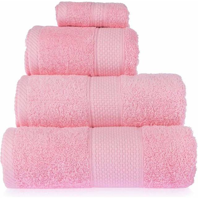 Homescapes Light Pink Bath Towel 100 % Turkish Cotton