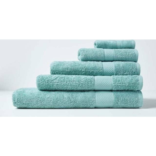 Homescapes Sea Green Bath Sheet 100 % Turkish Cotton