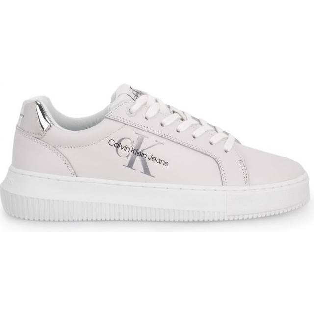 Calvin Klein Jeans Damsneakers vit-silver 40 EU, Vit, 40 EU