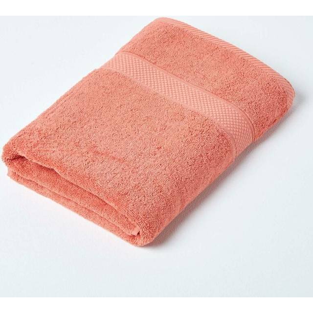 Homescapes Burnt Orange Bath Towel 100 % Turkish Cotton