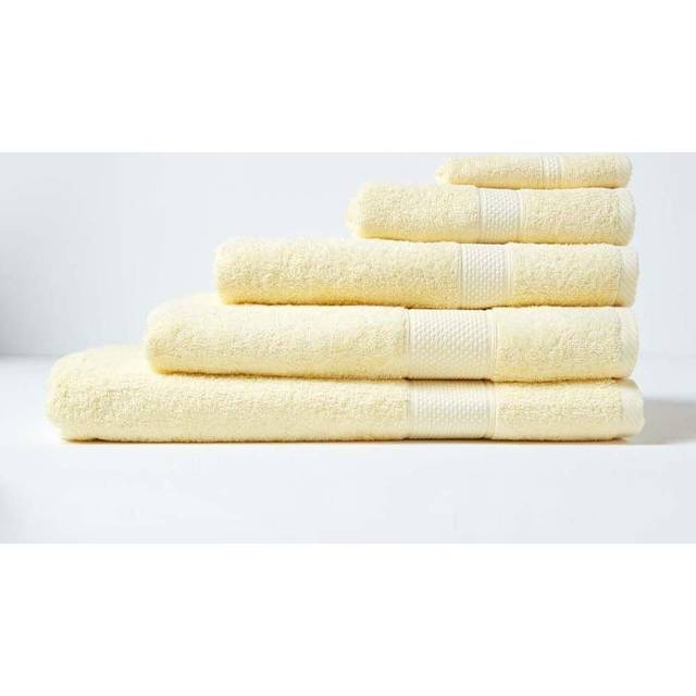 Homescapes Pastel Yellow Bath Towel 100 % Turkish Cotton