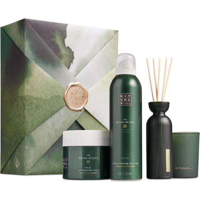 Rituals The Ritual of Jing SET Large (SG 200ml + BC 200ml + Candle 140g + Sticks 70ml)