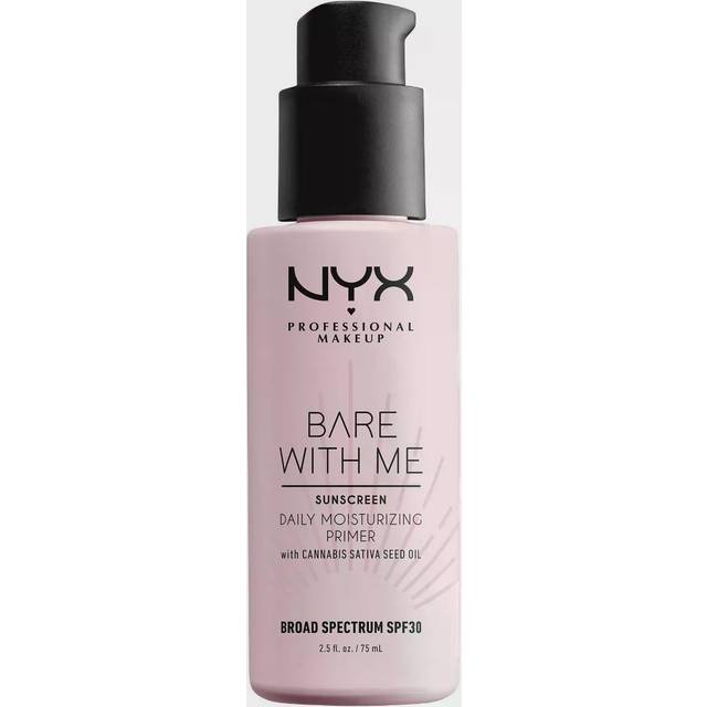 NYX PROFESSIONAL MAKEUP Bare With Me Cannabis Sativa Seed Oil SPF 30 Daily Moisturizing Face Primer