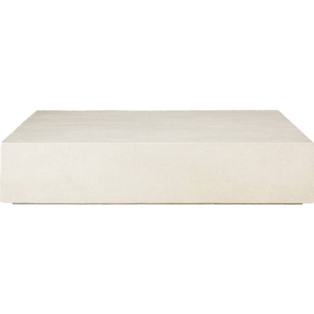 Ethnicraft Elements soffbord Off white, 120x90 cm