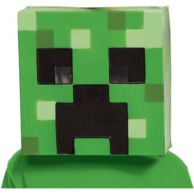 Minecraft Creeper Child Vacuform Mask - Green&#47;Black (One-Size)