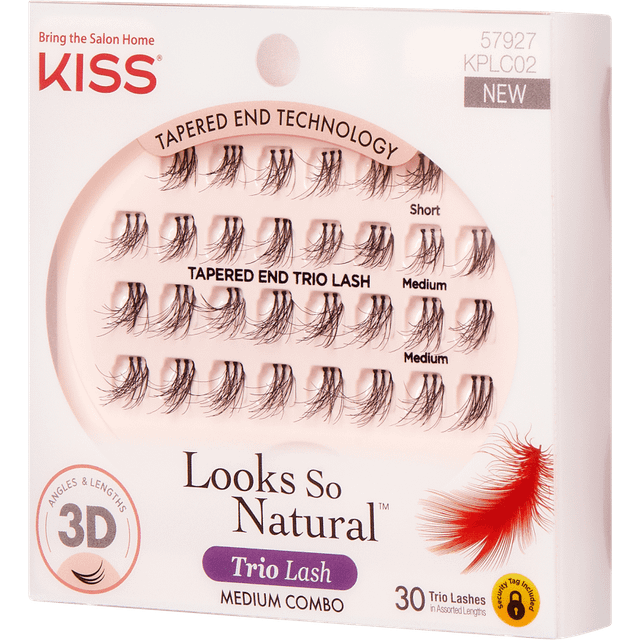 Kiss Ever-Ez Trio Lashes Medium Combo (3 Pack)