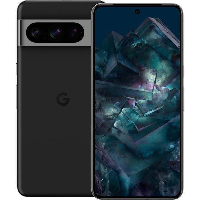 Google Pixel 8 Pro - 5G pekskärmsmobil - dual-SIM - RAM 12 GB / Internminne 256 GB - OLED-skärm - 6.7" - 2992 x 1344 pixels (120 Hz) - 3 st. bakre ka