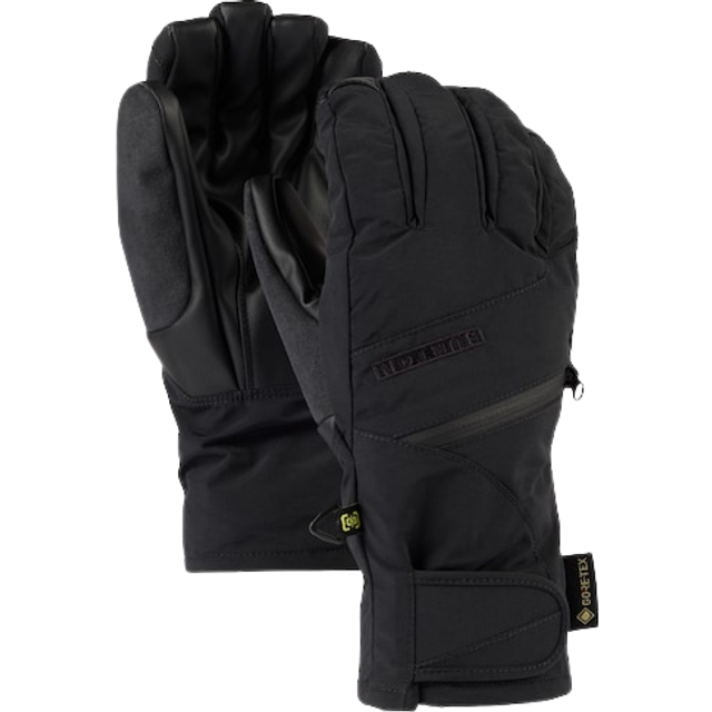 Burton Gore-Tex Women's Ski/Snowboard Under Gloves, L True Black - Black/Purple/Black