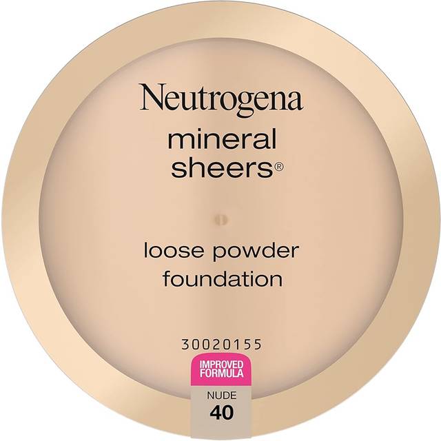 Neutrogena, Mineral Sheers, Loose Powder Foundation, Nude 40, 5.5 g (0.19 oz)