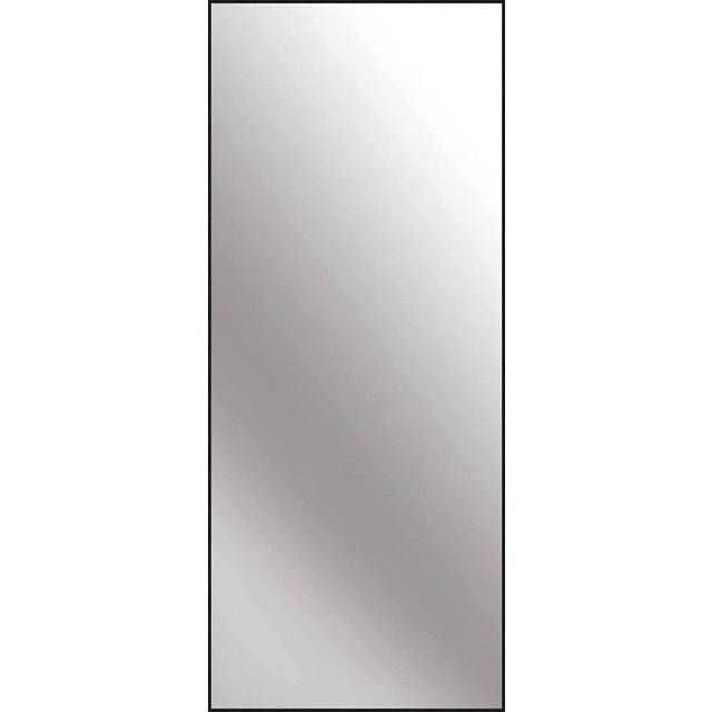 Nielsen Alpha Aluminium Rectangular Wall Mirror 70X170Cm, Full Length With Hanging Set - Black, Black
