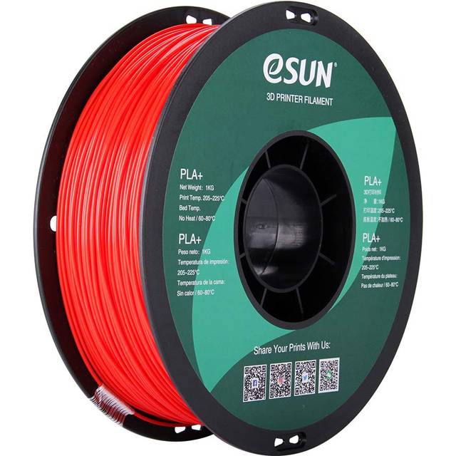 eSUN PLA PRO PLA 3D Printer Filament  Dimensional Accuracy  003mm  1kg Spool  175mm  Red  Pantone 485C