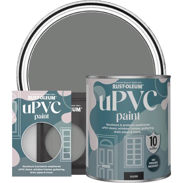 Rust-Oleum UPVC Paint in Gloss Finish - Torch Grey 750ml - Torch Grey