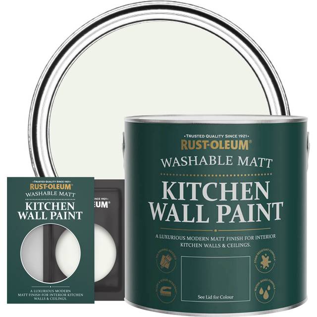 Rust-Oleum Kitchen Wall Paint Matt - Steamed Milk 2.5L - Steamed Milk - White