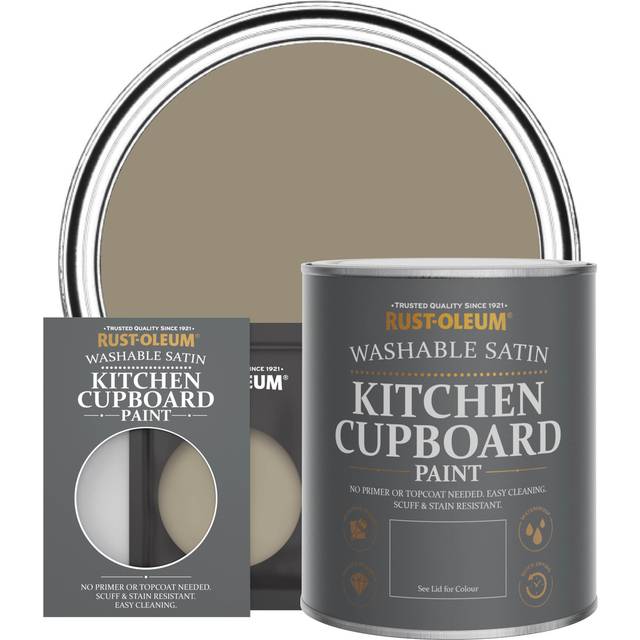 Rust-Oleum Satin Finish Kitchen Cupboard Paint - Caf&Eacute; Luxe - Brown