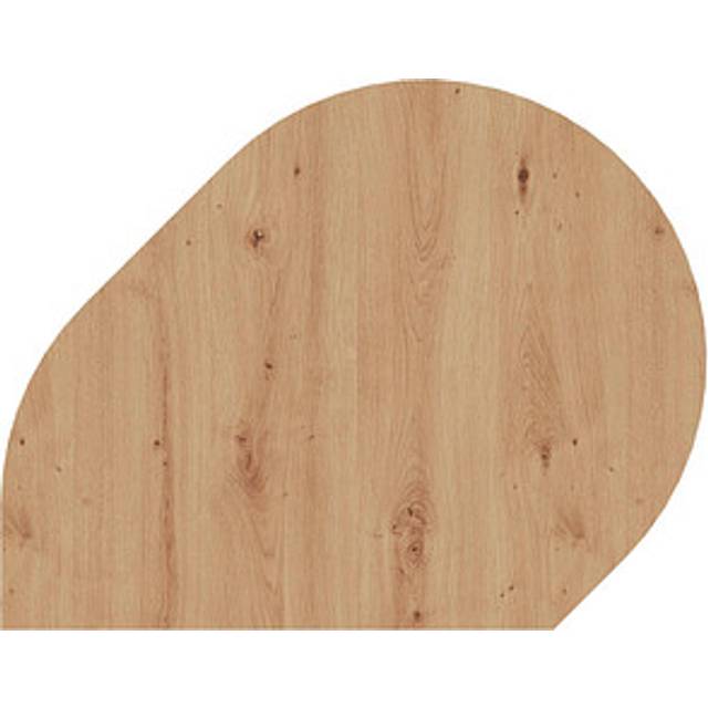 eurokraft pro incl. support leg, incl. support leg, knotty oak / graphite