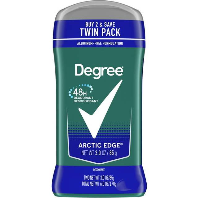 Degree Men Arctic Edge 48 Hour Protection Deodorant Stick, 3 Oz., 2 Ct