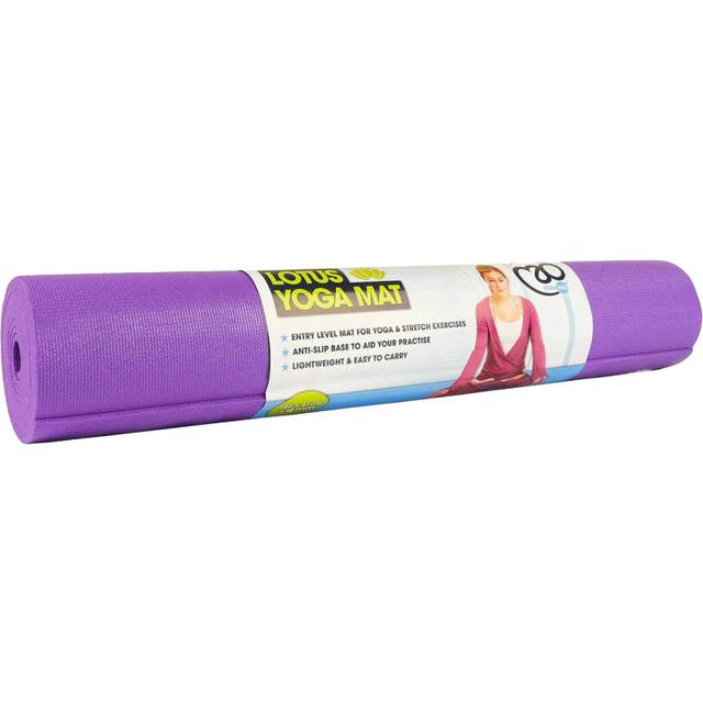 (One Size, Purple) Yoga-Mad Lotus Yoga Mat