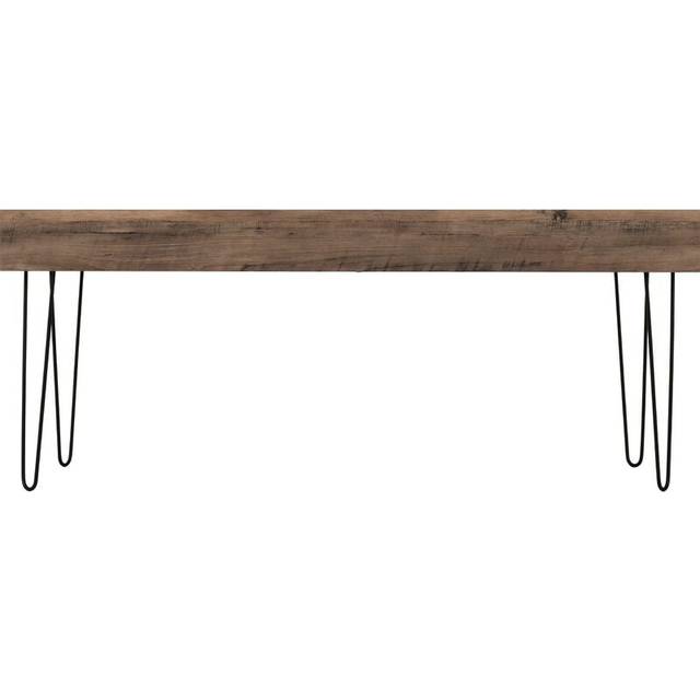Seconique Troy Coffee Table - Medium Oak Effect/Black, Multi