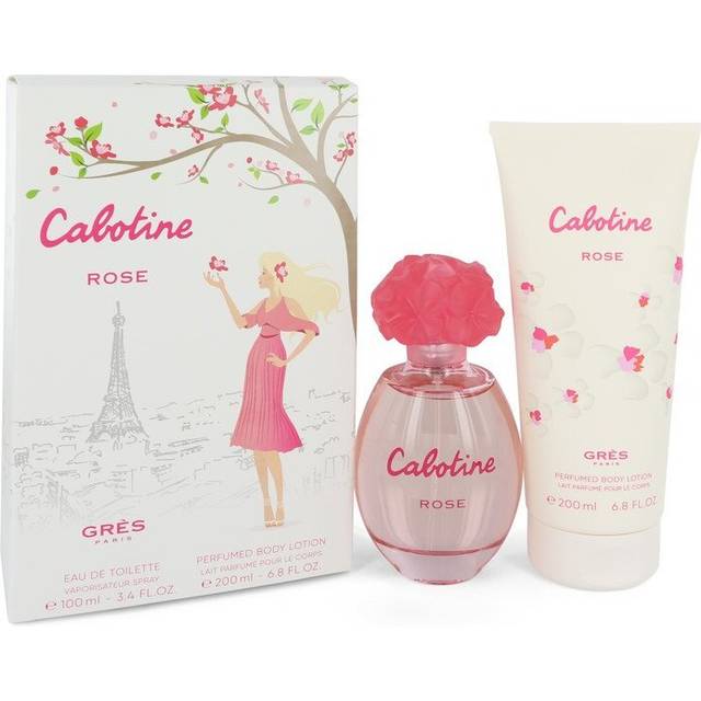 Cabotine Rose Gift Set -- Gift Set - 3.4 oz EDT Spray + 6.7 oz Body Lotion for Women (--)