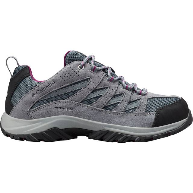 Columbia Women's Crestwood WP waterproof low rise hiking shoes, Grey (Graphite x Wild Iris), 7.5 UK
