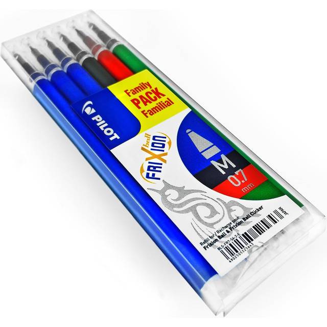 Refill Frixion 0,7 Svart 6-p, Pilot