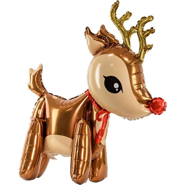 PartyDeco Animal & Character Balloons Christmas Reindeer