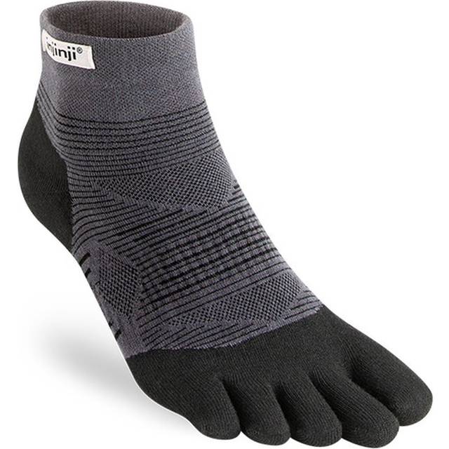 Injinji Run Lightweight Mini-Crew: Black / X-Large